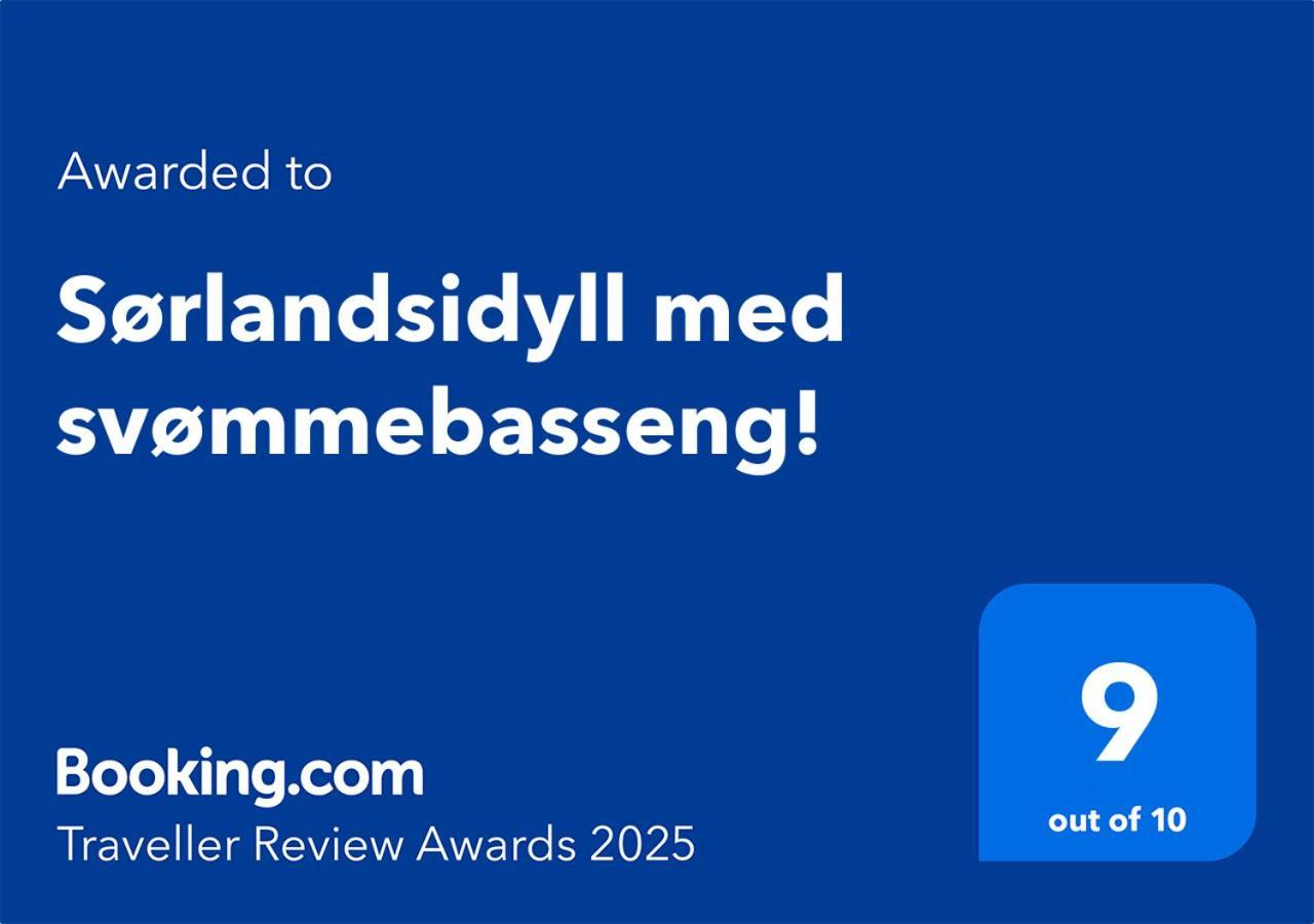 Апартаменти Sorlandsidyll Med Svommebasseng! Крістіансанн Екстер'єр фото
